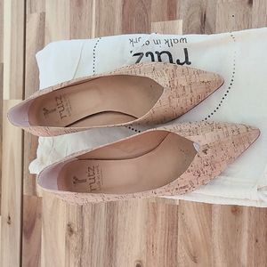 Rutz Vegan Cork Low Heel Pumps